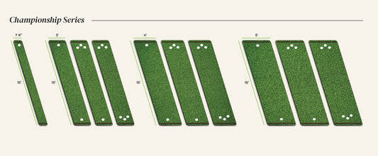 SolelyGolf Putting Mats - Championship Series (15’L)